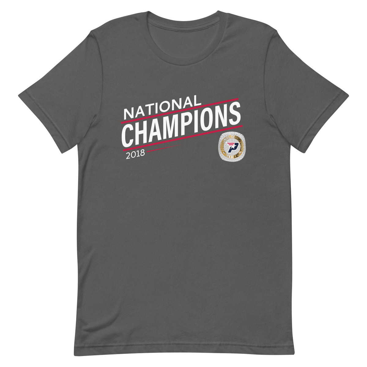 South Bay Patriots Red Line 2018 National Championship Ring Unisex t-shirt
