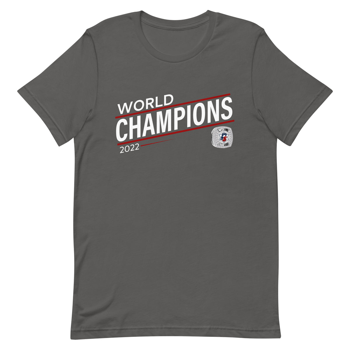 Police Softball Red Line 2022 World Championship Ring Unisex t-shirt