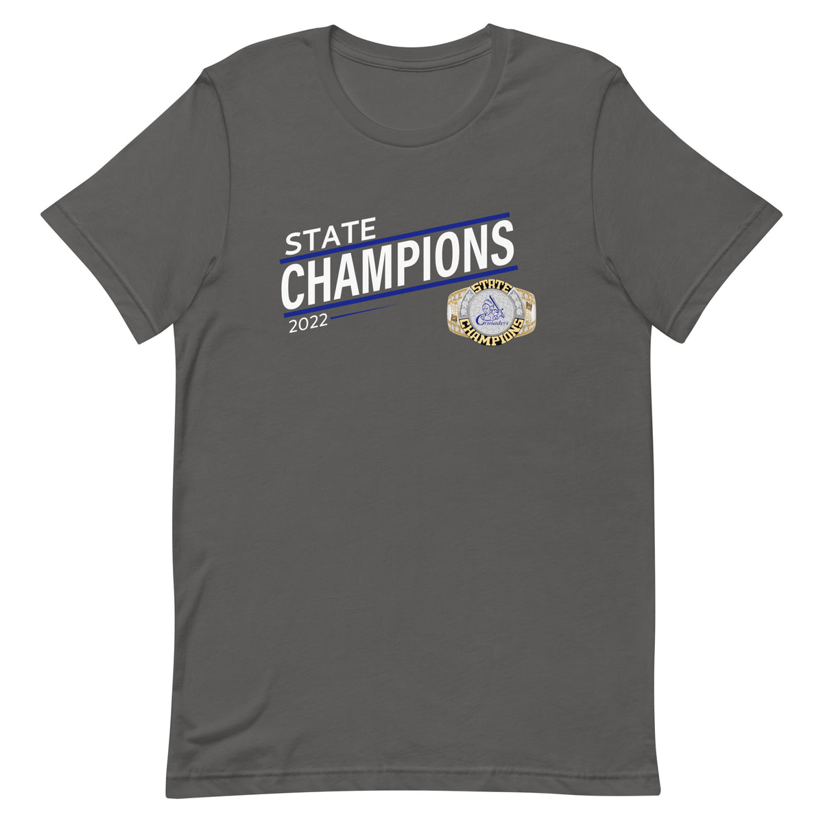 Christ the King Crusaders 2022 State Championship Ring Unisex t-shirt