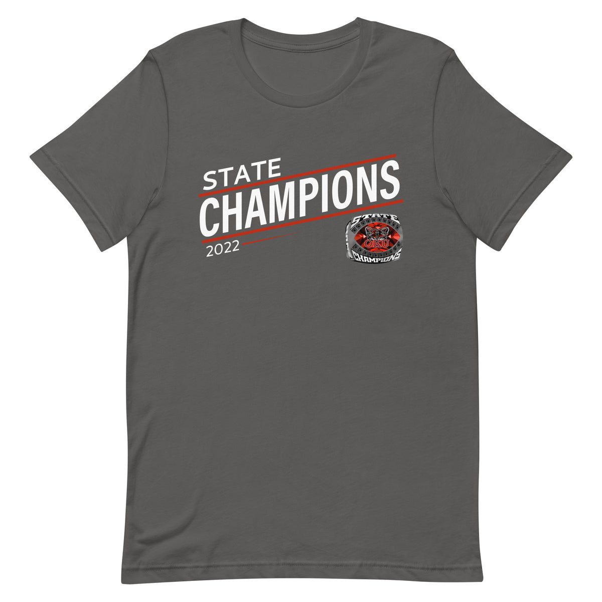 Oklahoma Union High School 2022 State Championship Ring  Unisex t-shirt