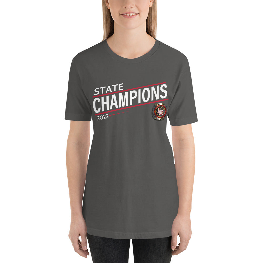 Lincoln Christian High School 2022 State Championship Ring Unisex t-shirt