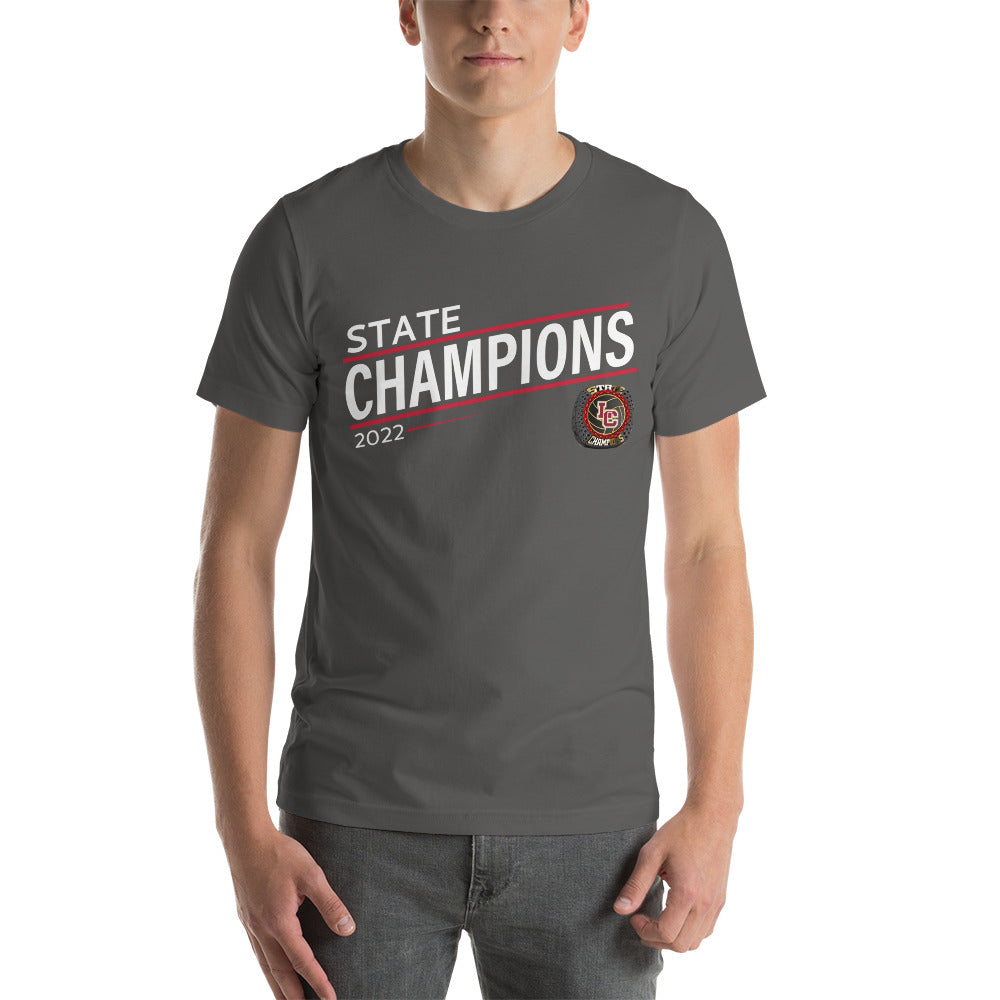 Lincoln Christian High School 2022 State Championship Ring Unisex t-shirt