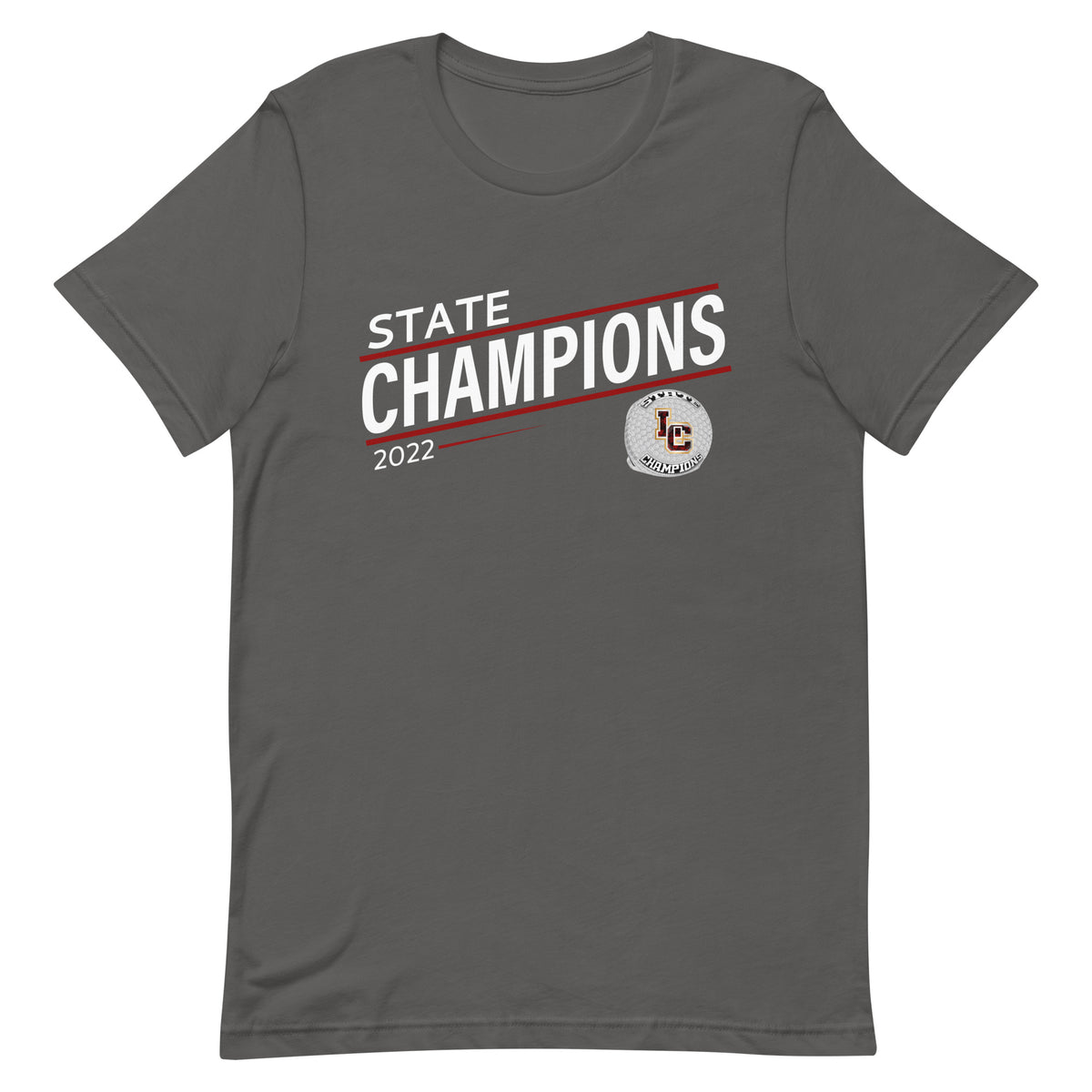 Lincoln Christian Coed Cross Country 2022 State Championship Ring Unisex t-shirt