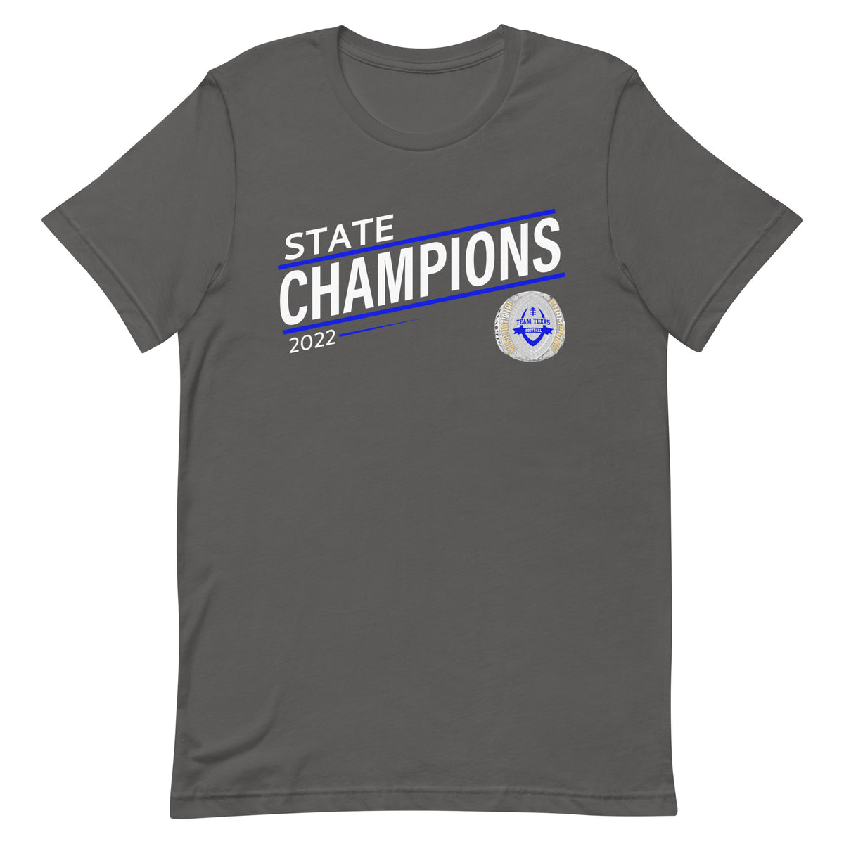 Texas United Football Association 2022 MLFA Championship Ring Unisex t-shirt