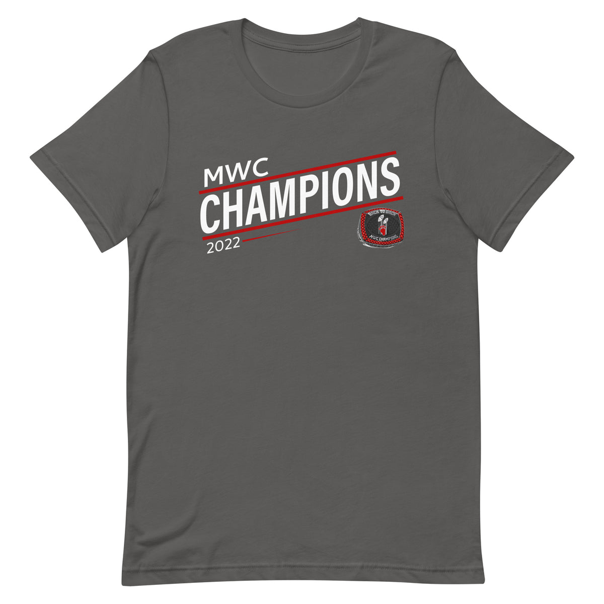 Lake Forest College 2022 MWC Championship Ring Unisex t-shirt
