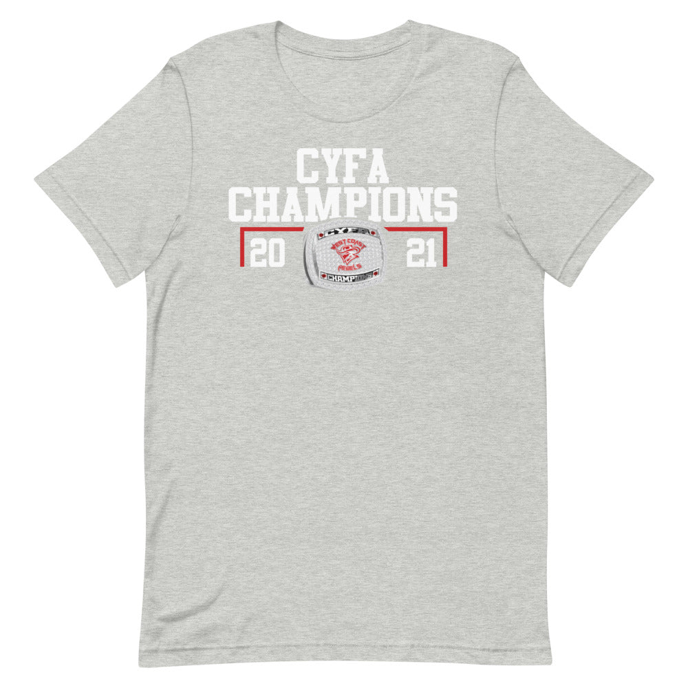 West Coast Rebels State Champions Short-sleeve unisex t-shirt