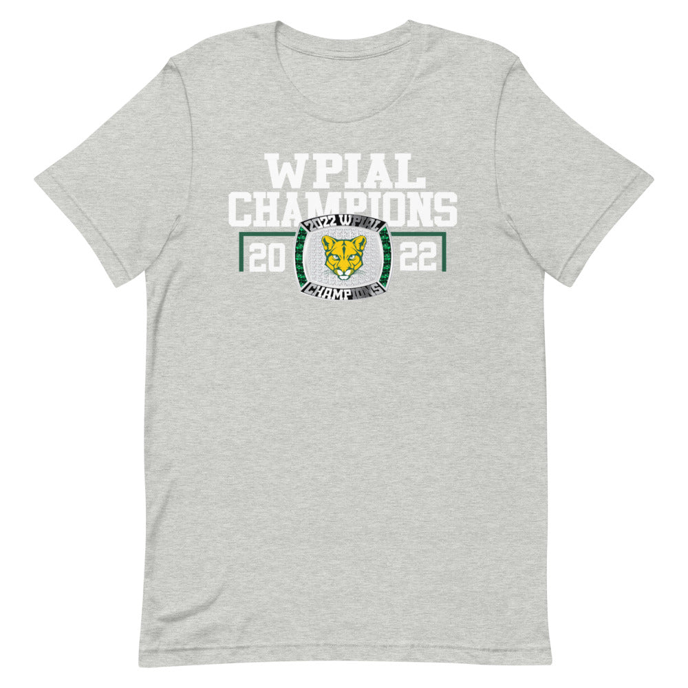 Blackhawk Lady Cougars WPIAL Champions Short-sleeve unisex t-shirt