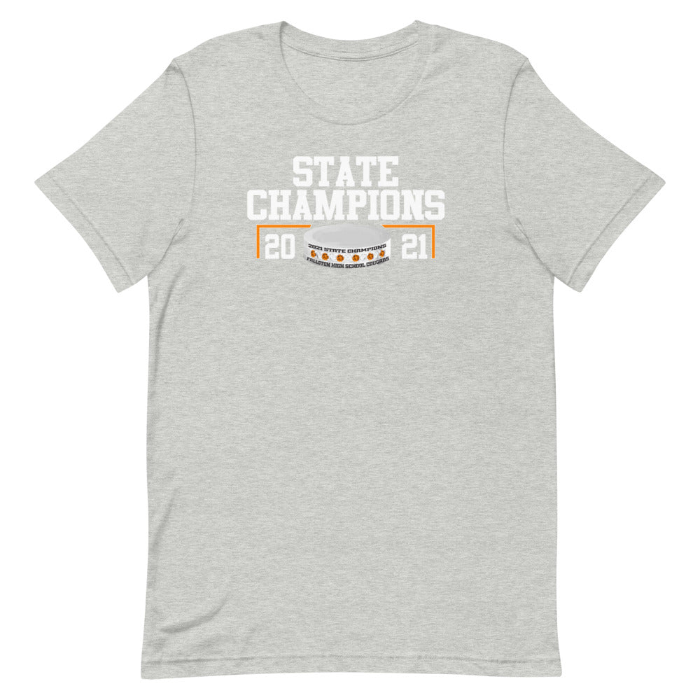 Fallston High School Championship Ring Short-sleeve unisex t-shirt