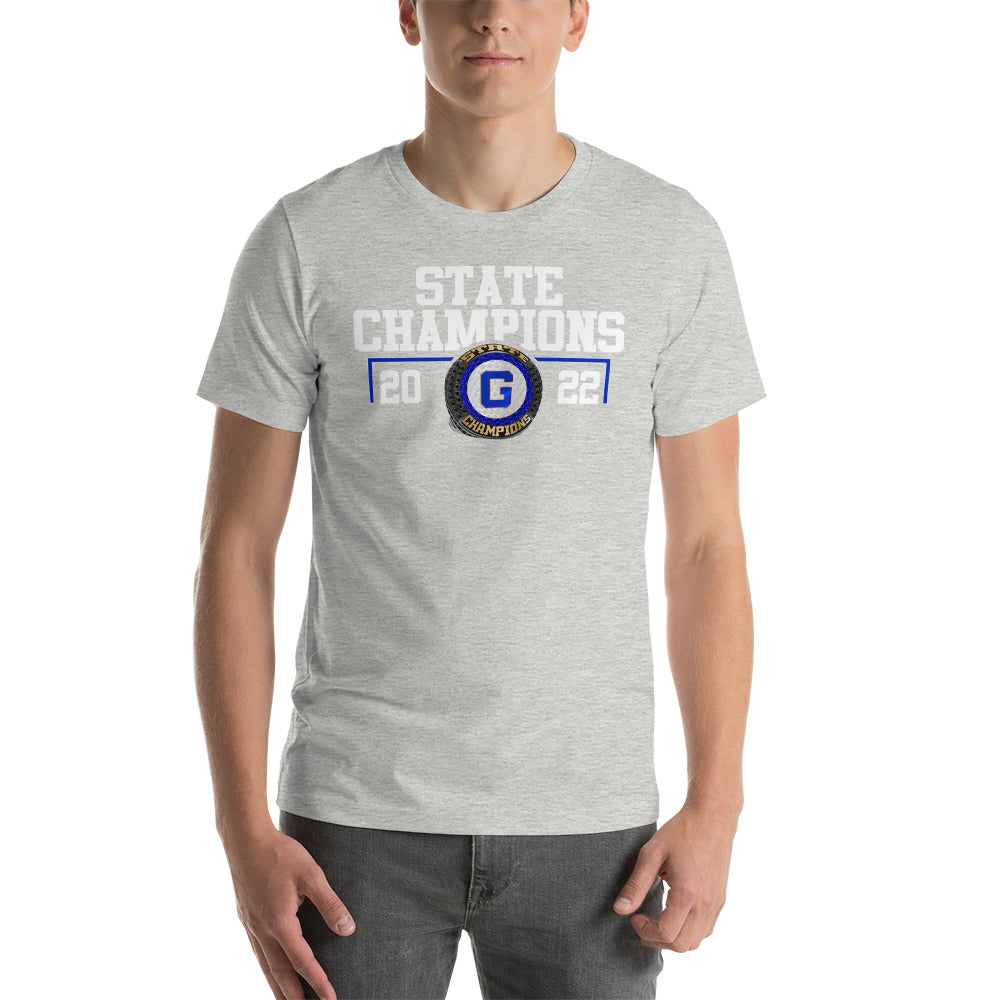 Goddard High School State Champions Short-sleeve unisex t-shirt