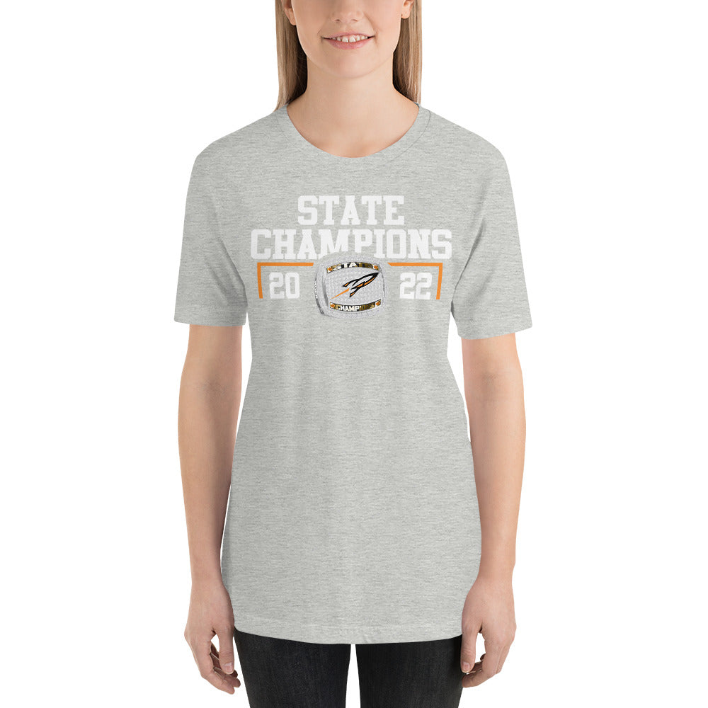 Rock Valley Basketball State Champions Short-sleeve unisex t-shirt