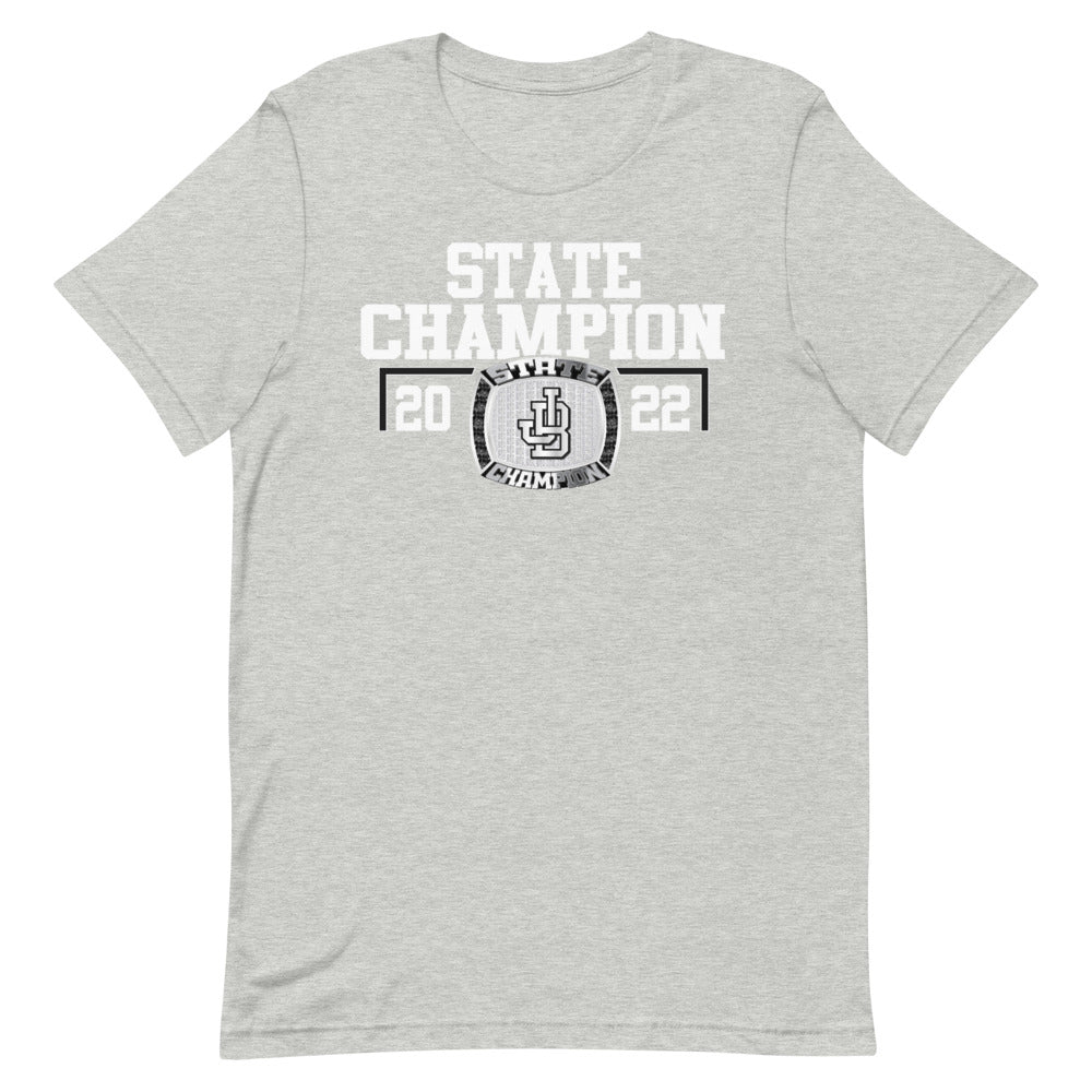 Jensen Beach Wrestling 2022 Championship Ring Short-sleeve unisex t-shirt