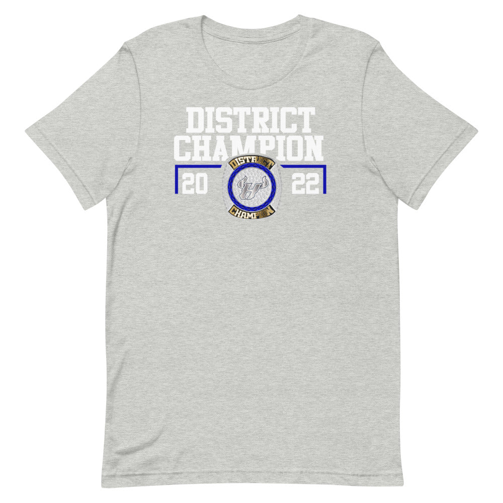 Bulls Track and Field District Champion Short-sleeve unisex t-shirt