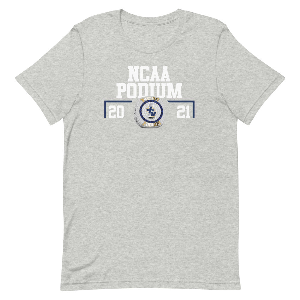 John Carroll University 2021 NCAA Podium Championship Ring Short-sleeve unisex t-shirt