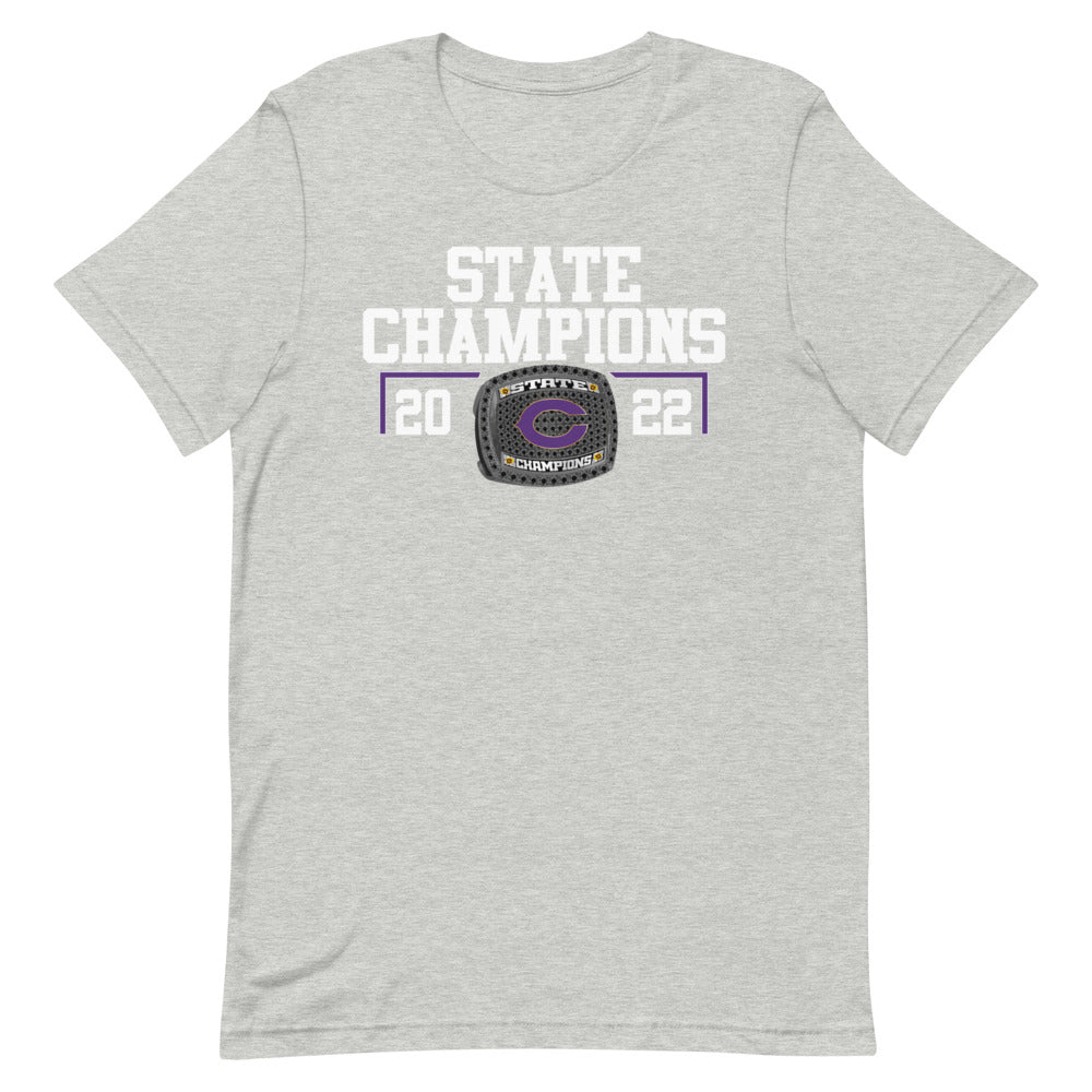 Chickasha High School 2022 State Championship Ring Short-sleeve unisex t-shirt