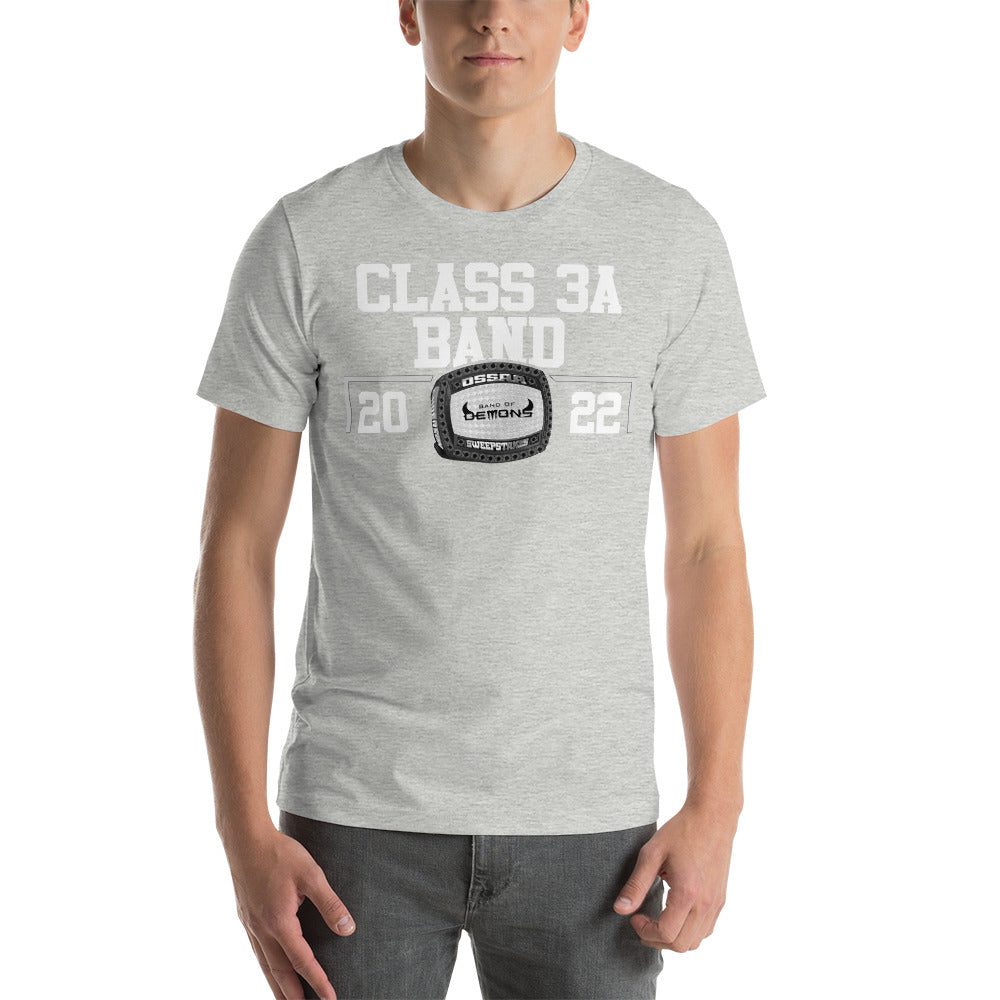 OSSAA Sweepstakes Class 3A Championship Ring Apparel Short-sleeve unisex t-shirt
