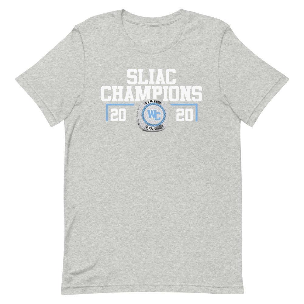 Westminster College 2022 SLIAC Championship Ring Short-sleeve unisex t-shirt