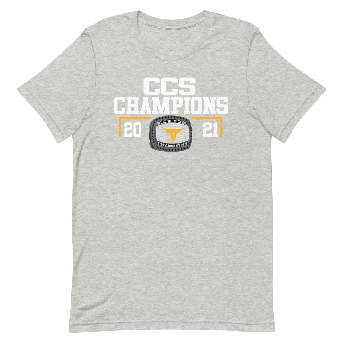 Leigh High School 2021 Soccer CCS Championship Ring Unisex t-shirt
