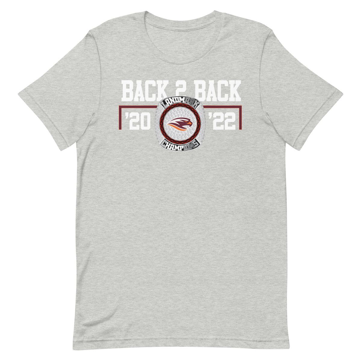 Susquehanna University ’20 &amp; ’22 Back 2 Back Championship Ring Unisex t-shirt