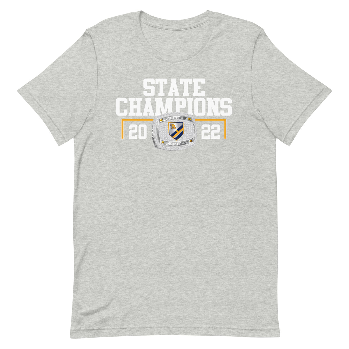 Tuscaloosa Academy Men’s Soccer 2022 State Championship Ring Unisex t-shirt