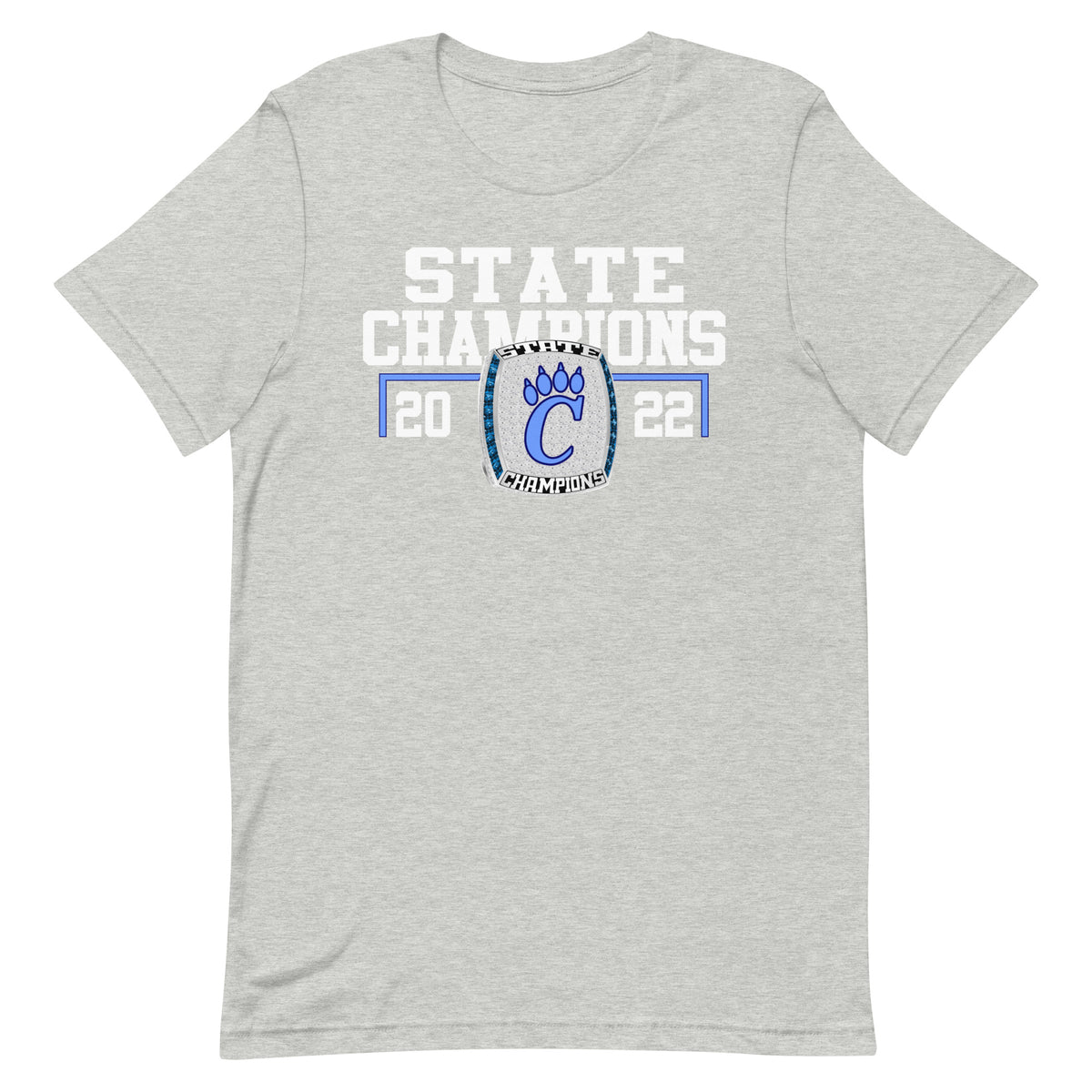 Chesapeake High School 2022 State Championship Style Ring Unisex t-shirt