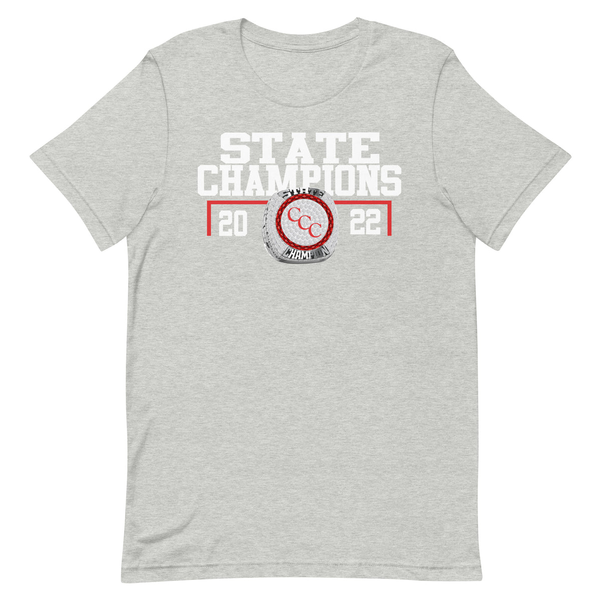 Clearwater Central Catholic High School 2022 State Championship Ring Unisex t-shirt