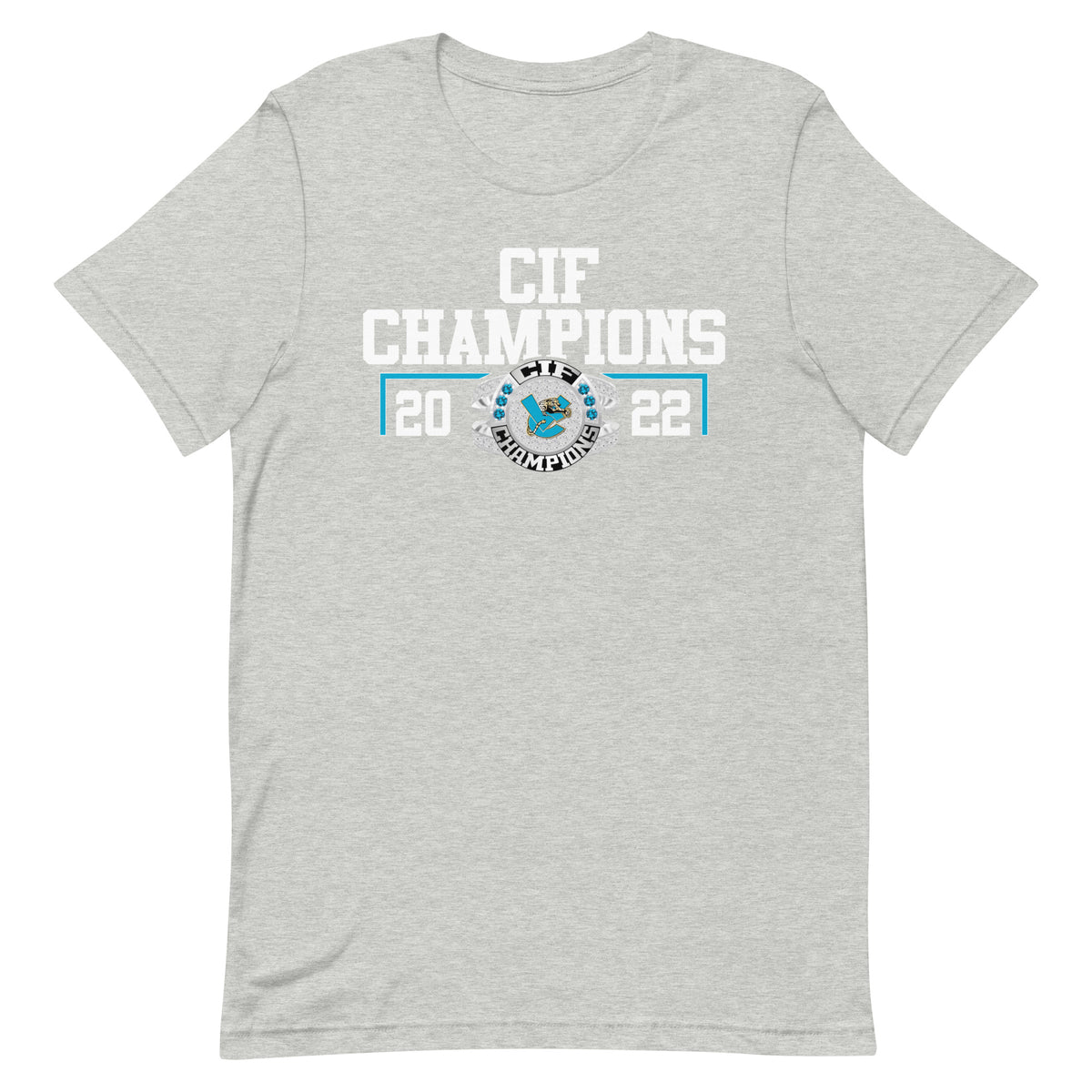 Valley Center High School Track &amp; Field Silver Lasium 2022 CIF Championship Ring Unisex t-shirt
