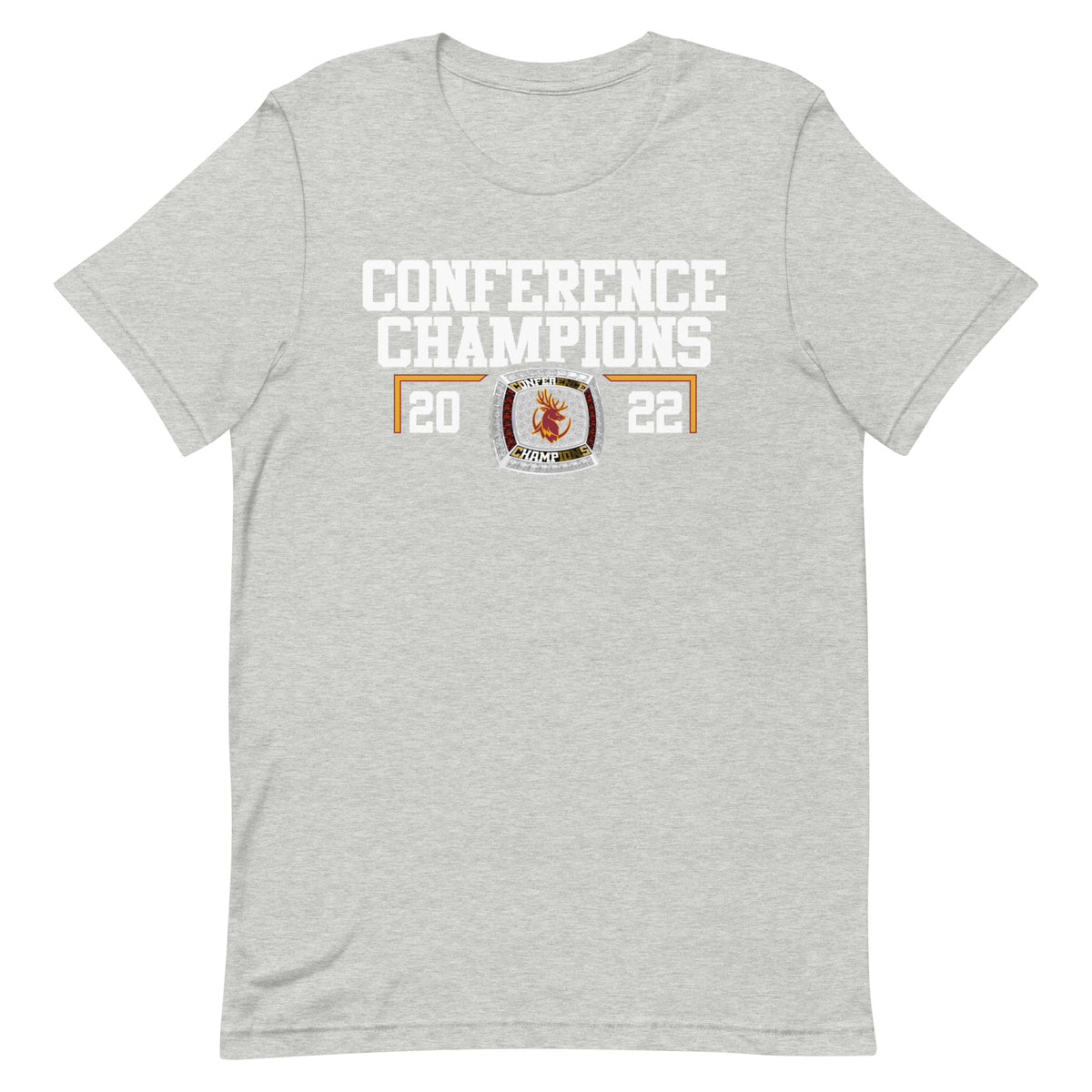 Claremont Mudd Scripps Men’s Track &amp; Field 2022 Conference Championship Ring Unisex t-shirt