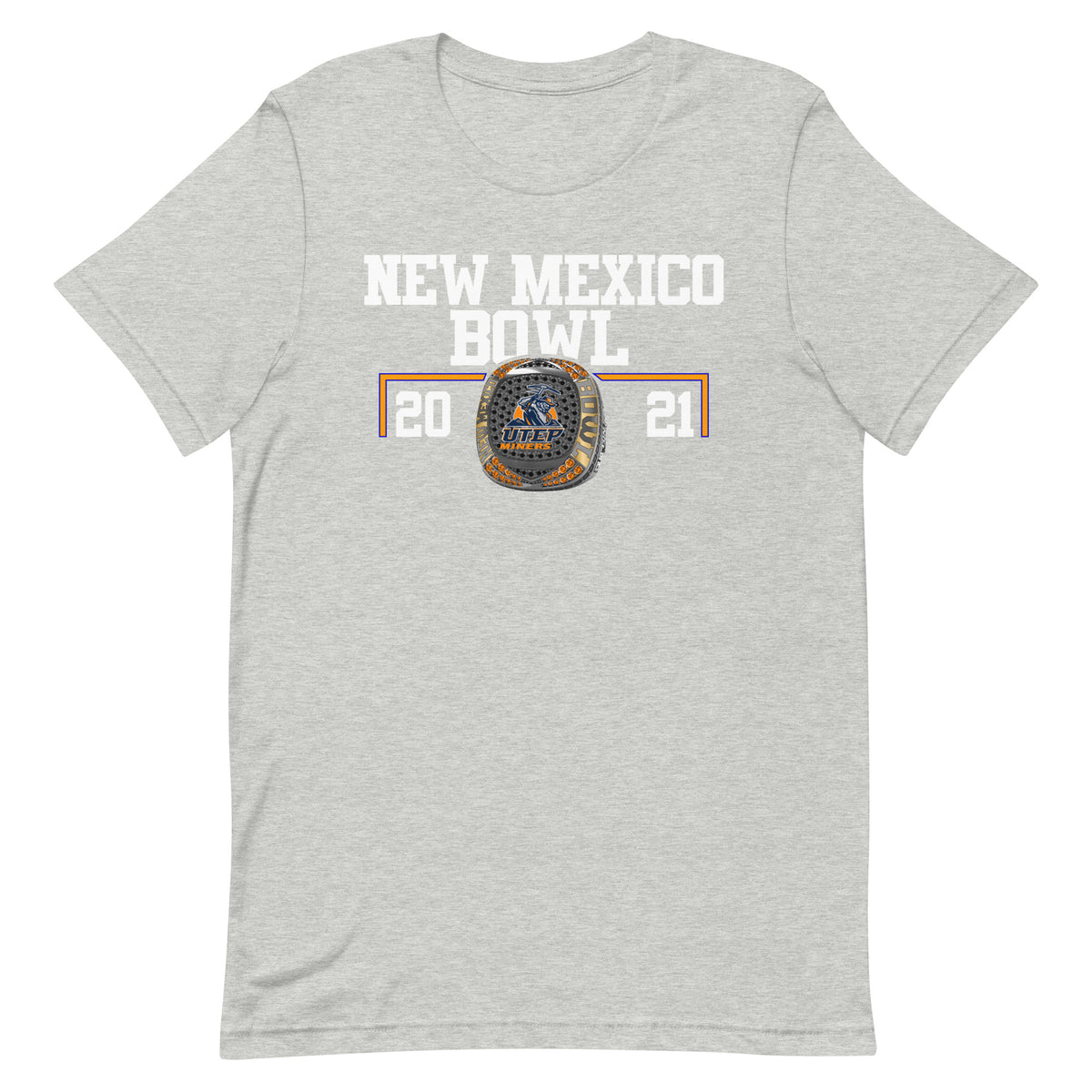 University of Texas at El Paso Football 2021 New Mexico Bowl Championship Ring Unisex t-shirt
