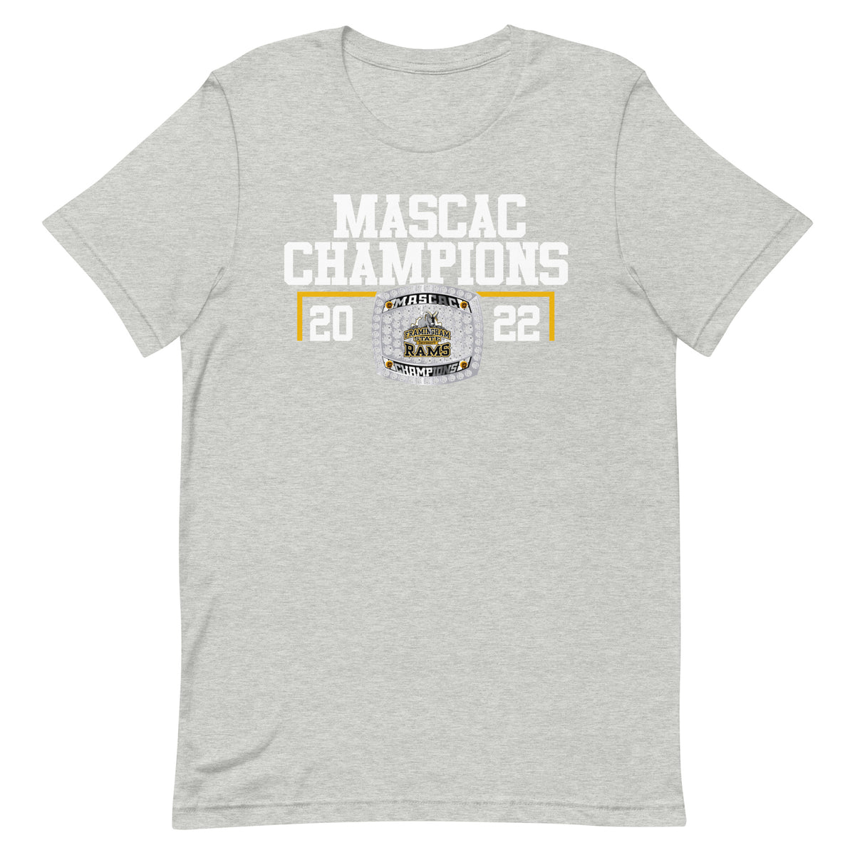 Framingham State University Women’s Basketball 2022 MASCAC Championship Ring Unisex t-shirt