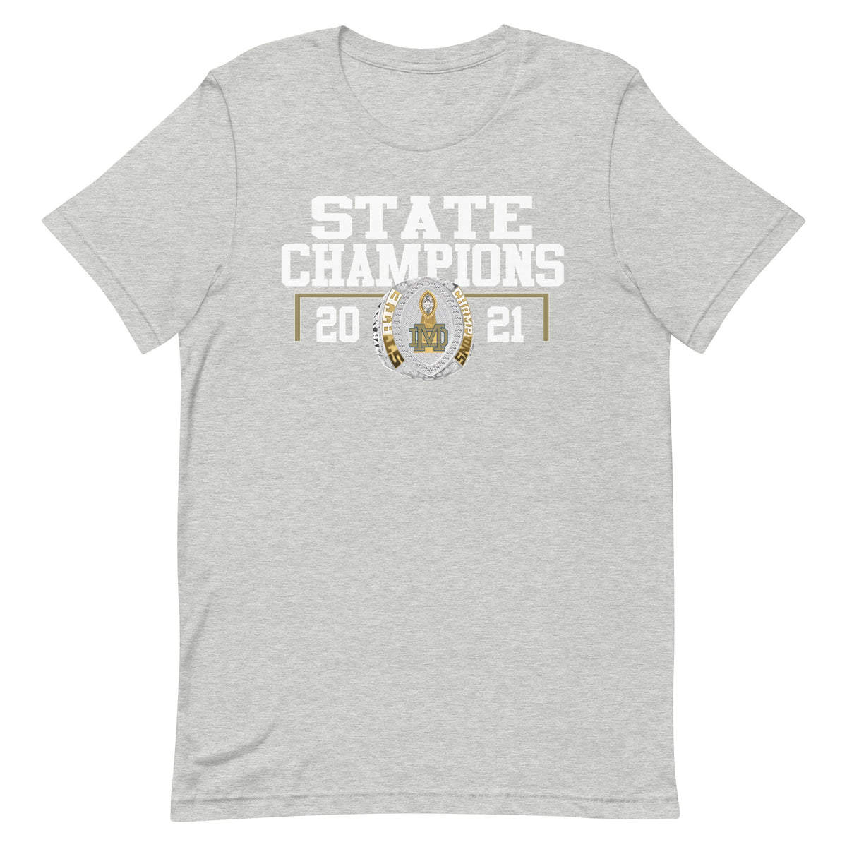 Mater Dei Catholic Football Football 2021 State Championship Ring Unisex t-shirt