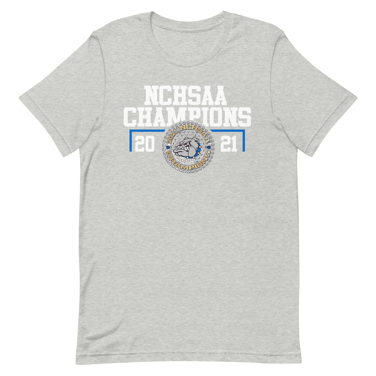 Princeton Middle School Cheer 2021 NCHSAA Championship Ring Unisex t-shirt