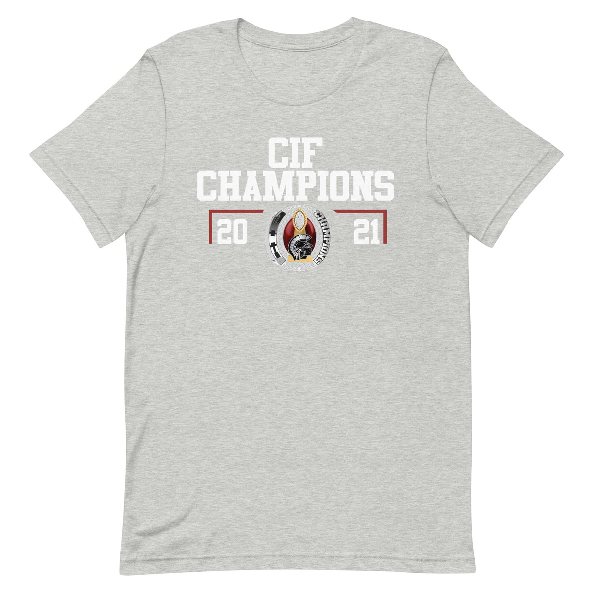Faith Baptist Football 2021 CIF Championship Ring Unisex t-shirt
