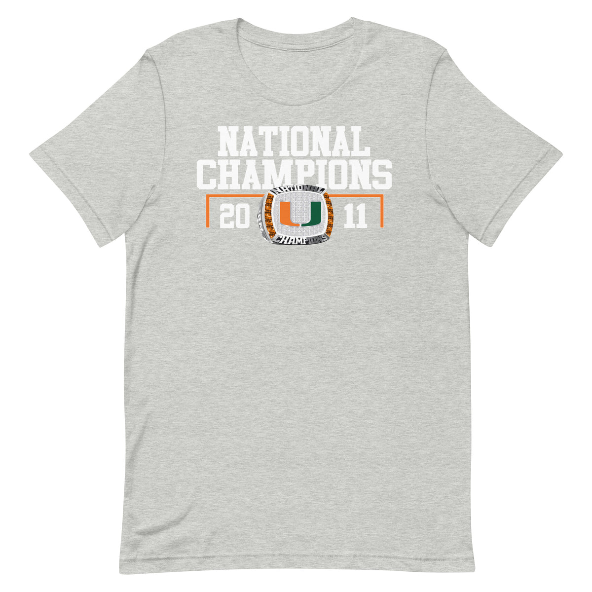 2011 Miami Hurricanes Roller Hockey National Champions Unisex t-shirt