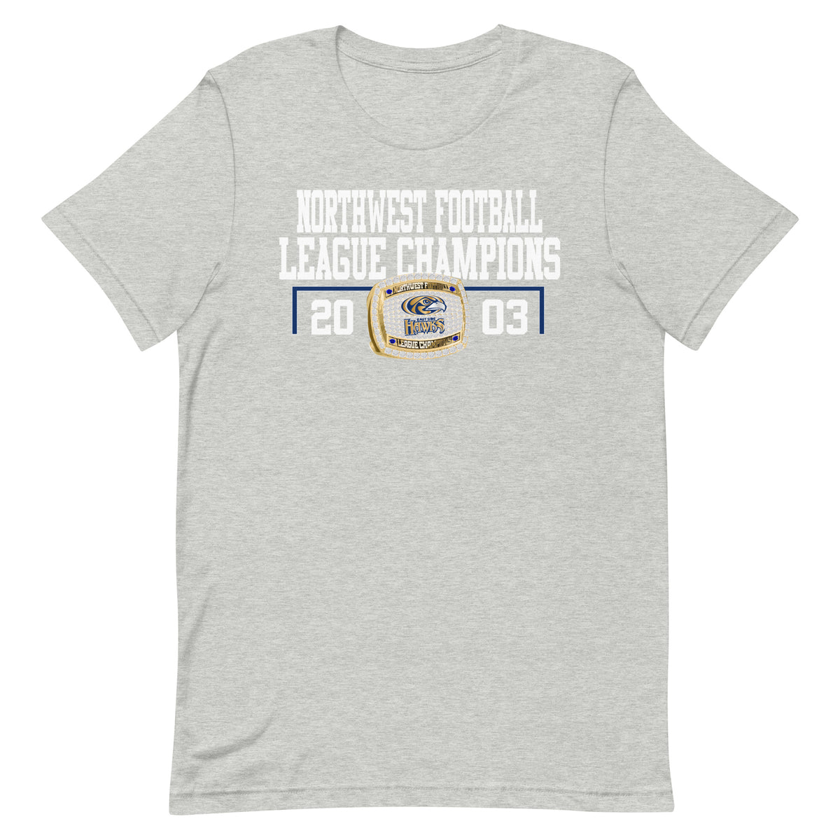 Northwest Football League 2003 Championship Ring Unisex t-shirt