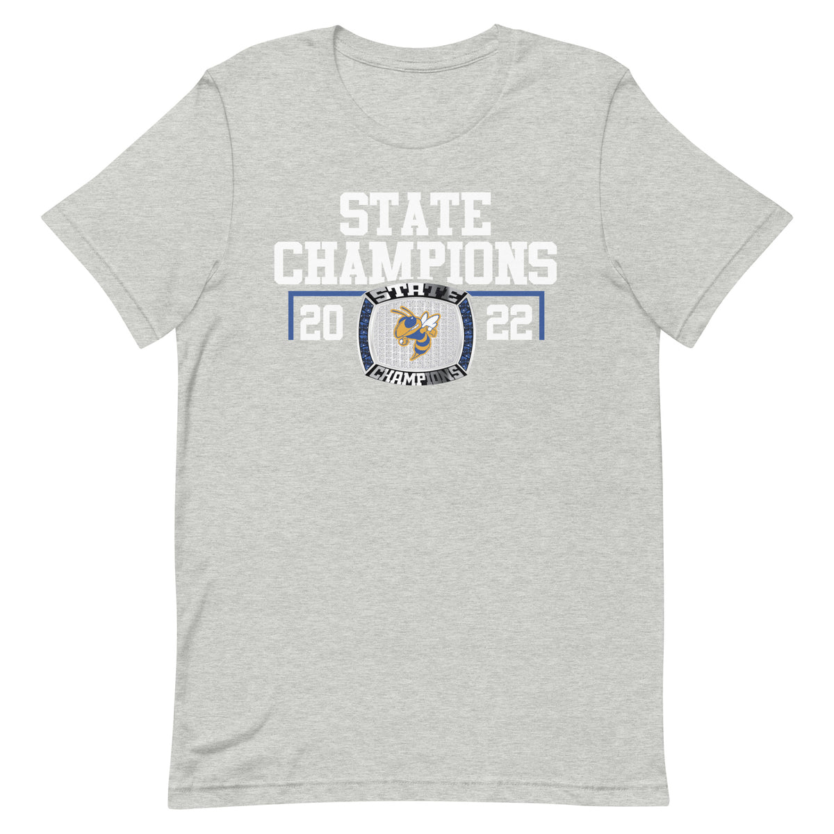 Milton High School Men’s Hockey 2022 State Championship Ring Unisex t-shirt