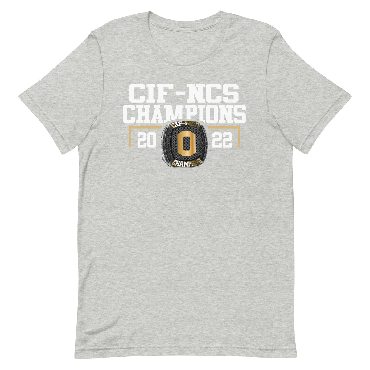 Bishop O'Dowd Men’s Volleyball 2022 CIF-NCS Championship Ring Unisex t-shirt