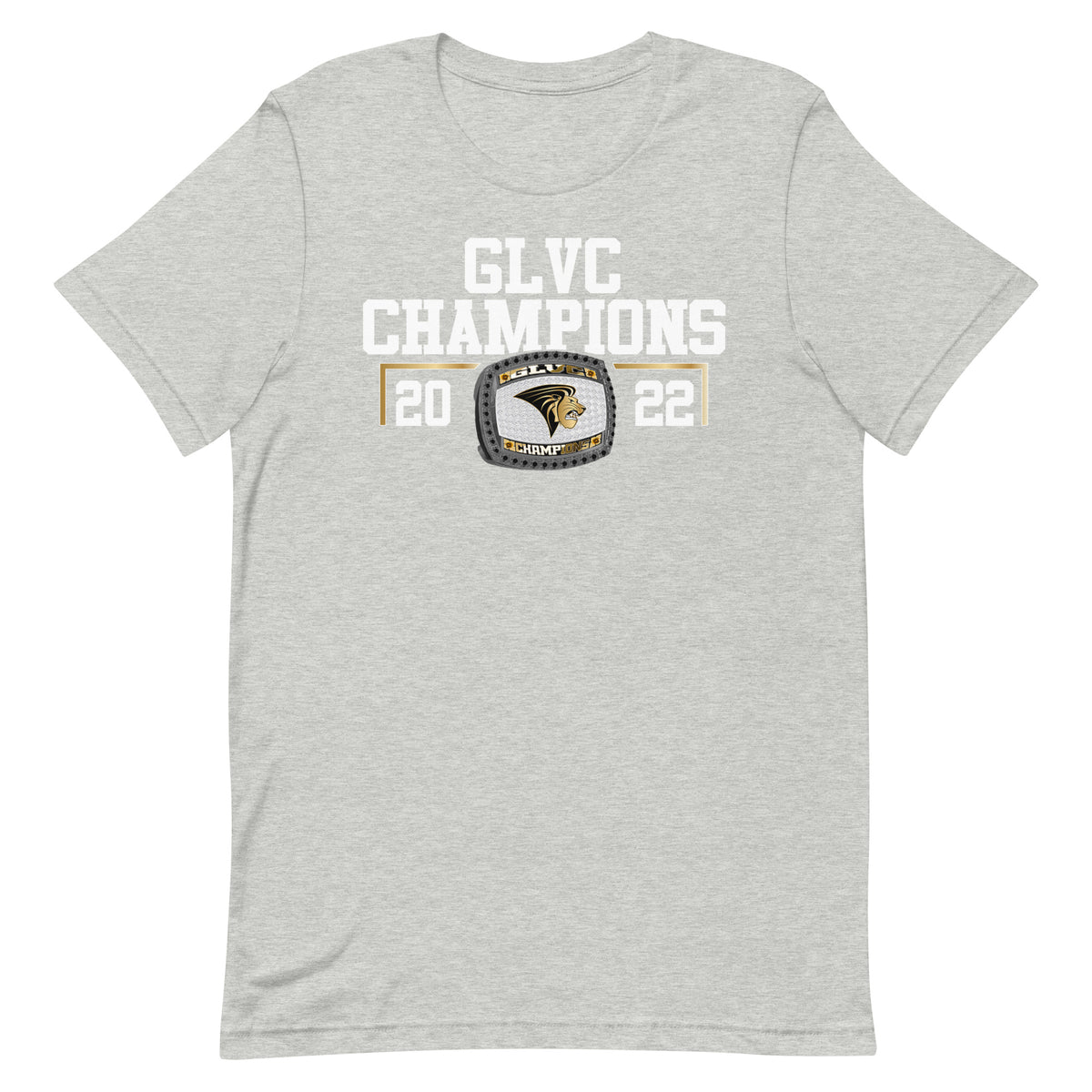 Lindenwood University GLVC Champions Unisex t-shirt