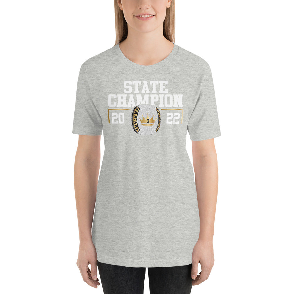 Mountain Island Charter High School State Champions (Indy Ring) Unisex t-shirt