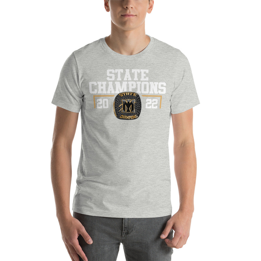 Mountain Island Charter High School State Champions (Boys Relay Ring) Unisex t-shirt