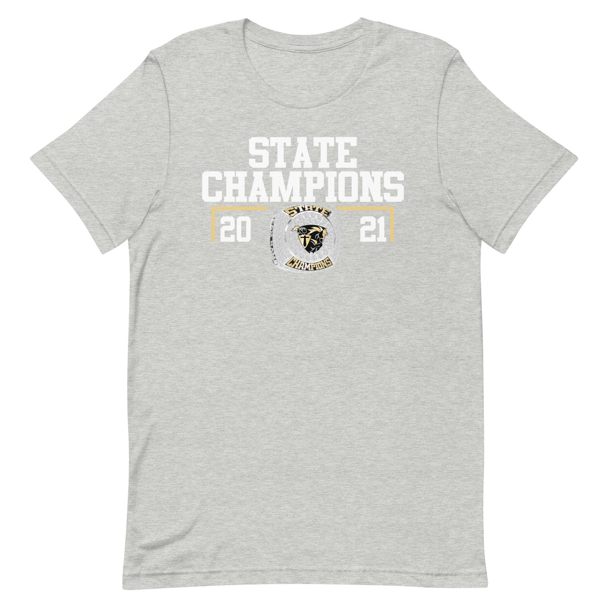 Martin Luther King Jr. Senior High 2021 Football State Championship Ring Unisex t-shirt