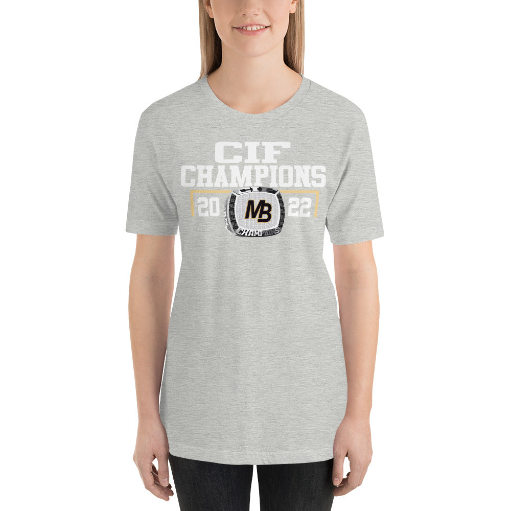 Mission Bay High School CIF Champions Unisex t-shirt