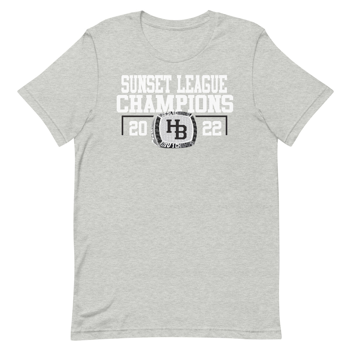 Huntington Beach High School Sunset League Champions Unisex t-shirt