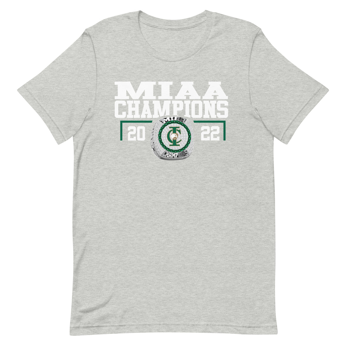 Indian Creek 2022 MIAA Championship Ring Unisex t-shirt