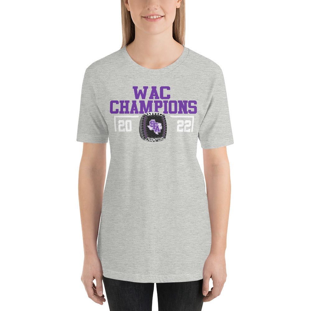 Stephen F Austin State University WAC Champions Unisex t-shirt