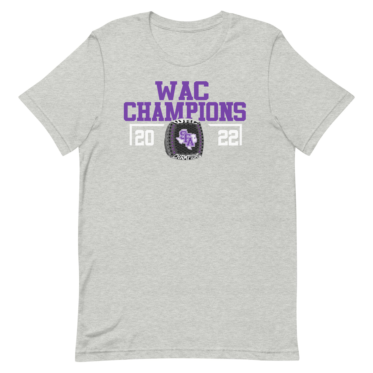 Stephen F Austin State University WAC Champions Unisex t-shirt