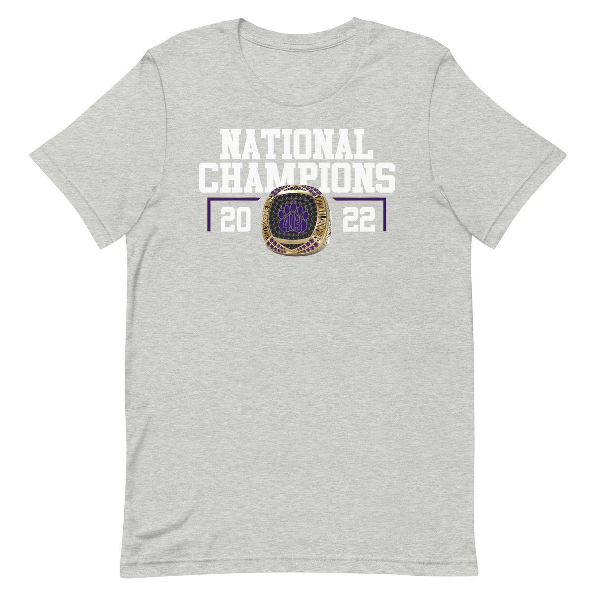 Western Mass Blitzen Bears National Champions Unisex t-shirt