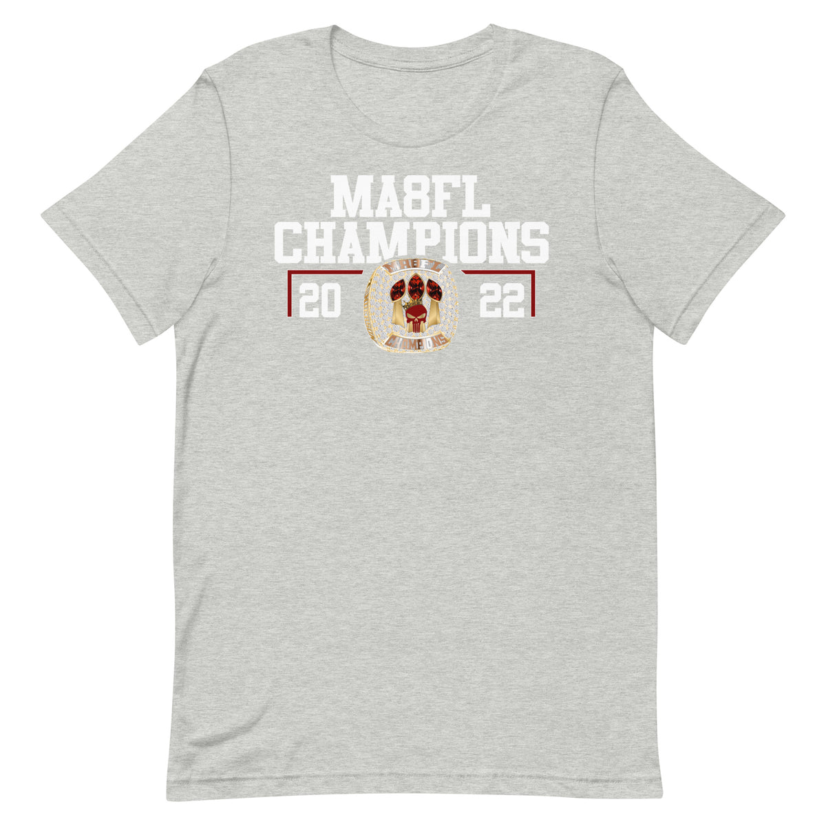 Peoria Punishers MA8FL Champions Unisex t-shirt