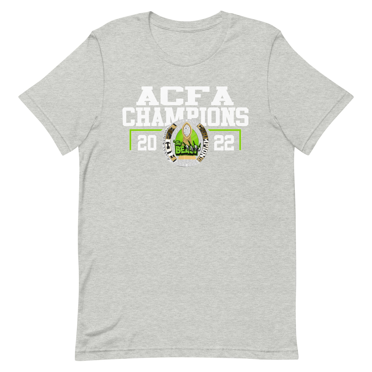 Virginia Beast 2022 ACFA Championship Ring Unisex t-shirt