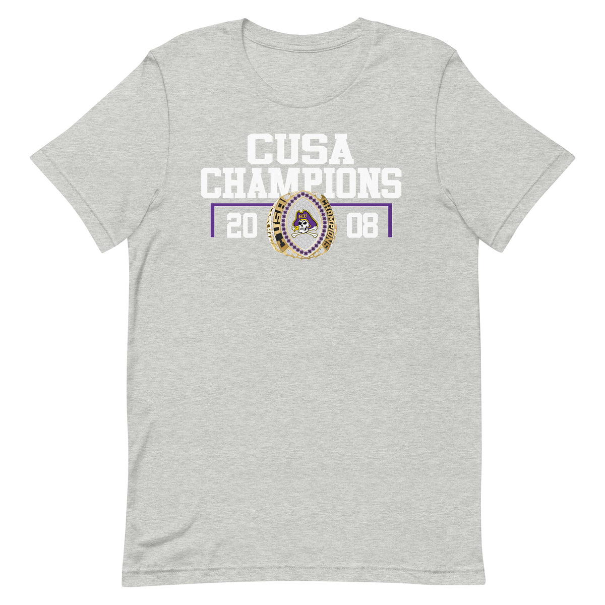 East Carolina University CUSA Champions Unisex t-shirt