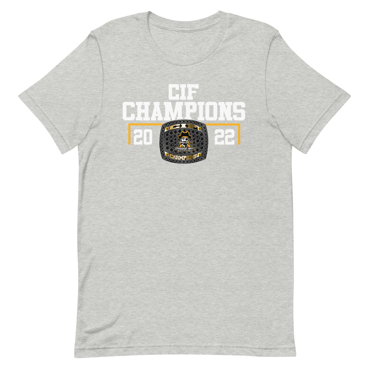 Mission Bay Track &amp; Field CIF Champions Unisex t-shirt